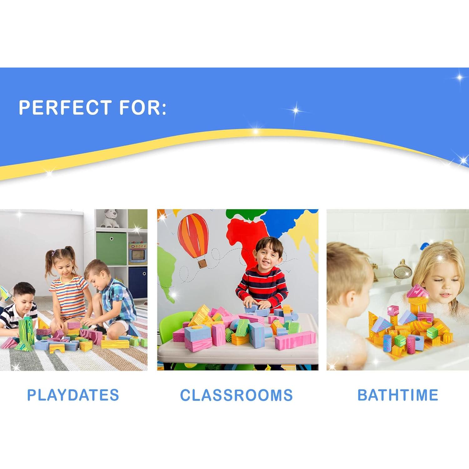 Conjunto de Bloques de Construcción de Espuma EVA 300 Piezas Morvat