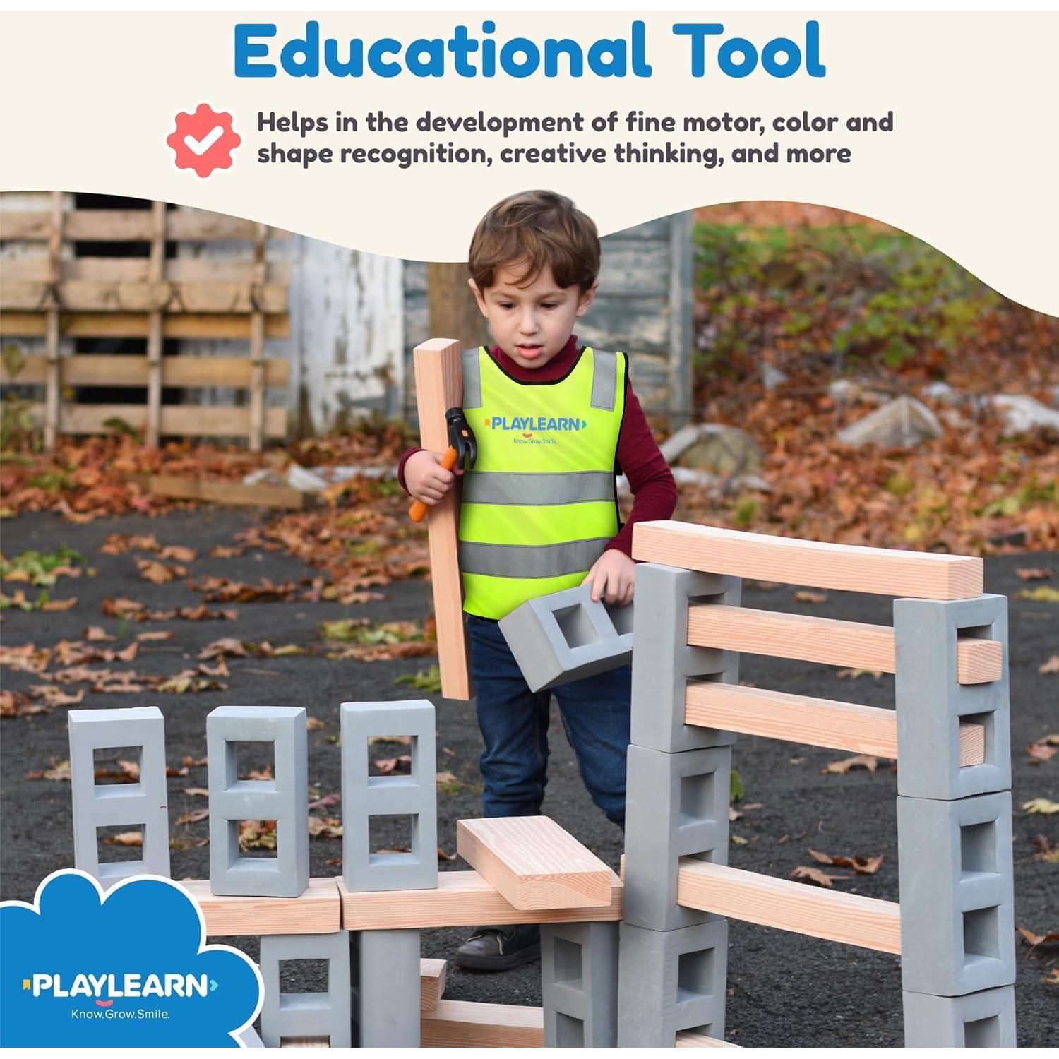 Bloques de Construcción de Espuma Playlearn 40 Piezas 3.75 kg