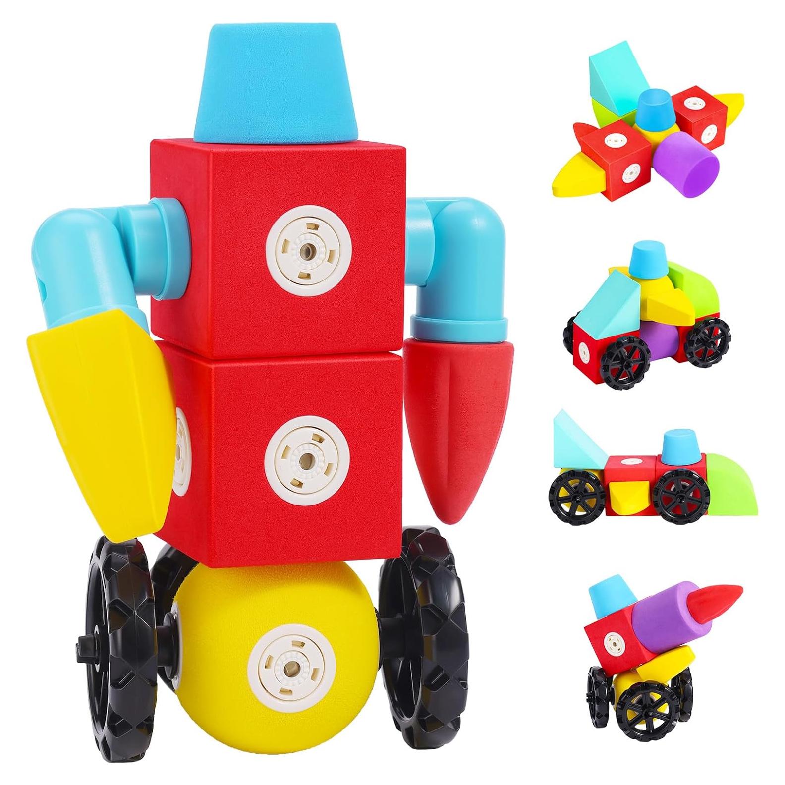 Bloques de Espuma Magnéticos 18PCS Astopy para Niños 3-18 Años