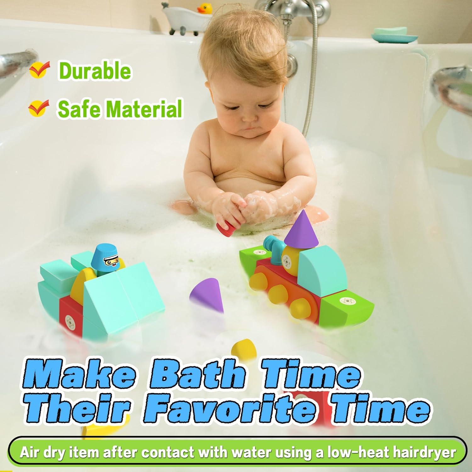 Bloques Magnéticos de Espuma Lavmol 34pcs Juguetes Sensoriales