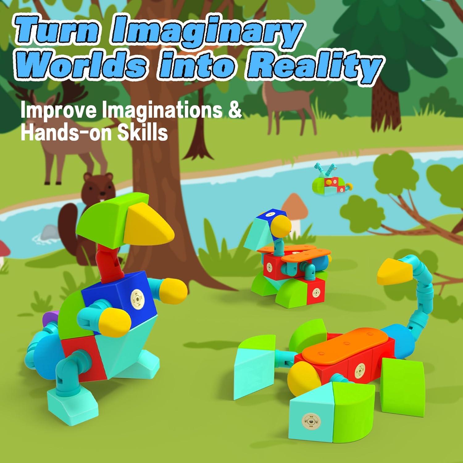 Bloques Magnéticos de Espuma Lavmol 34pcs Juguetes Sensoriales