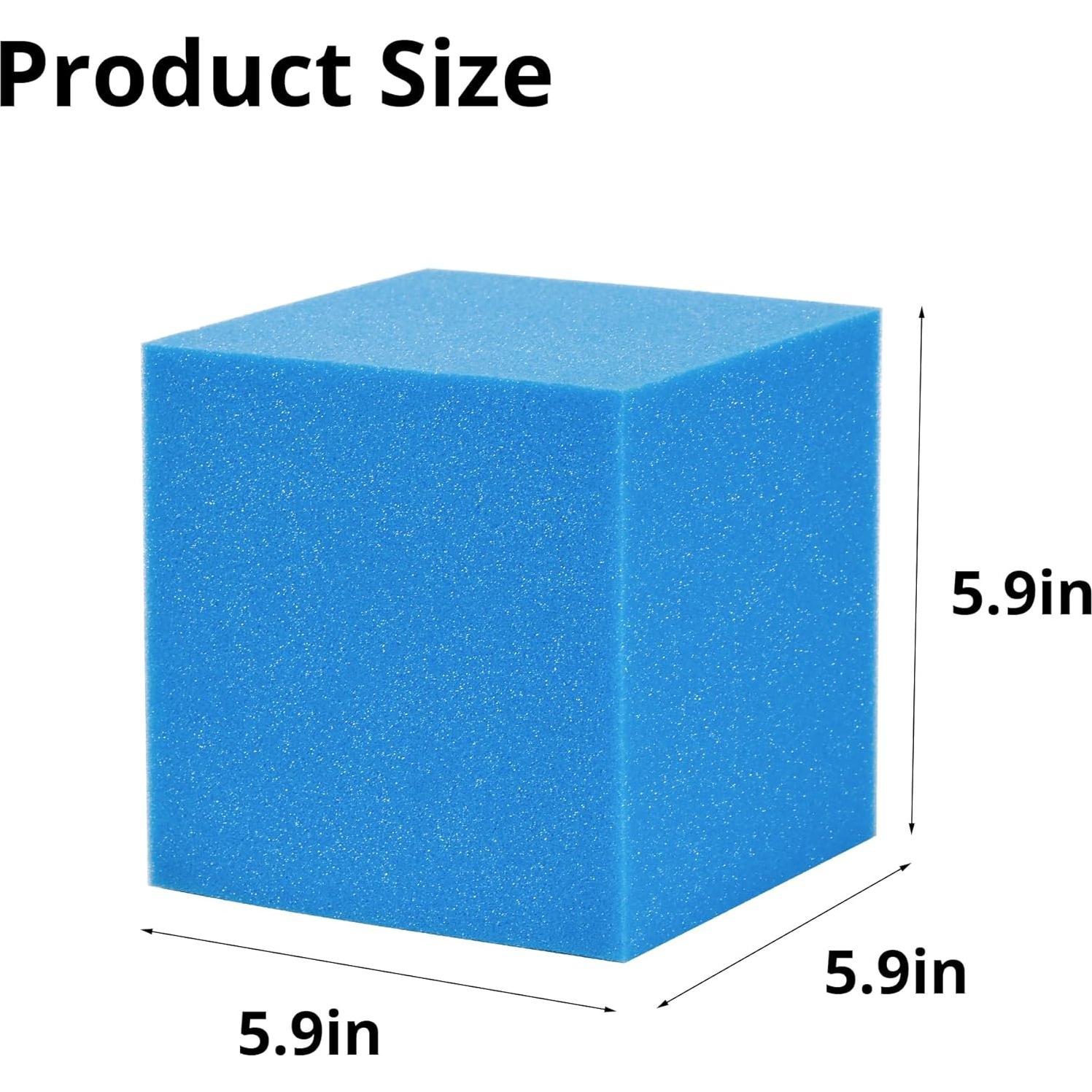 Cubos de Espuma INCLAKE 144 pcs 15cm Retardantes de Llama