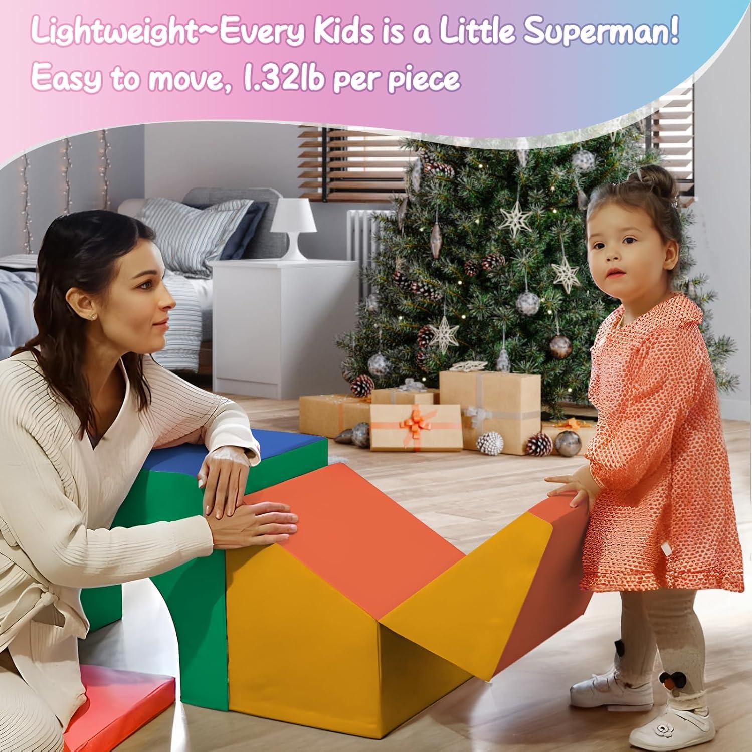 Bloques de Escalada de Espuma SURPCOS 6 Piezas Colorido