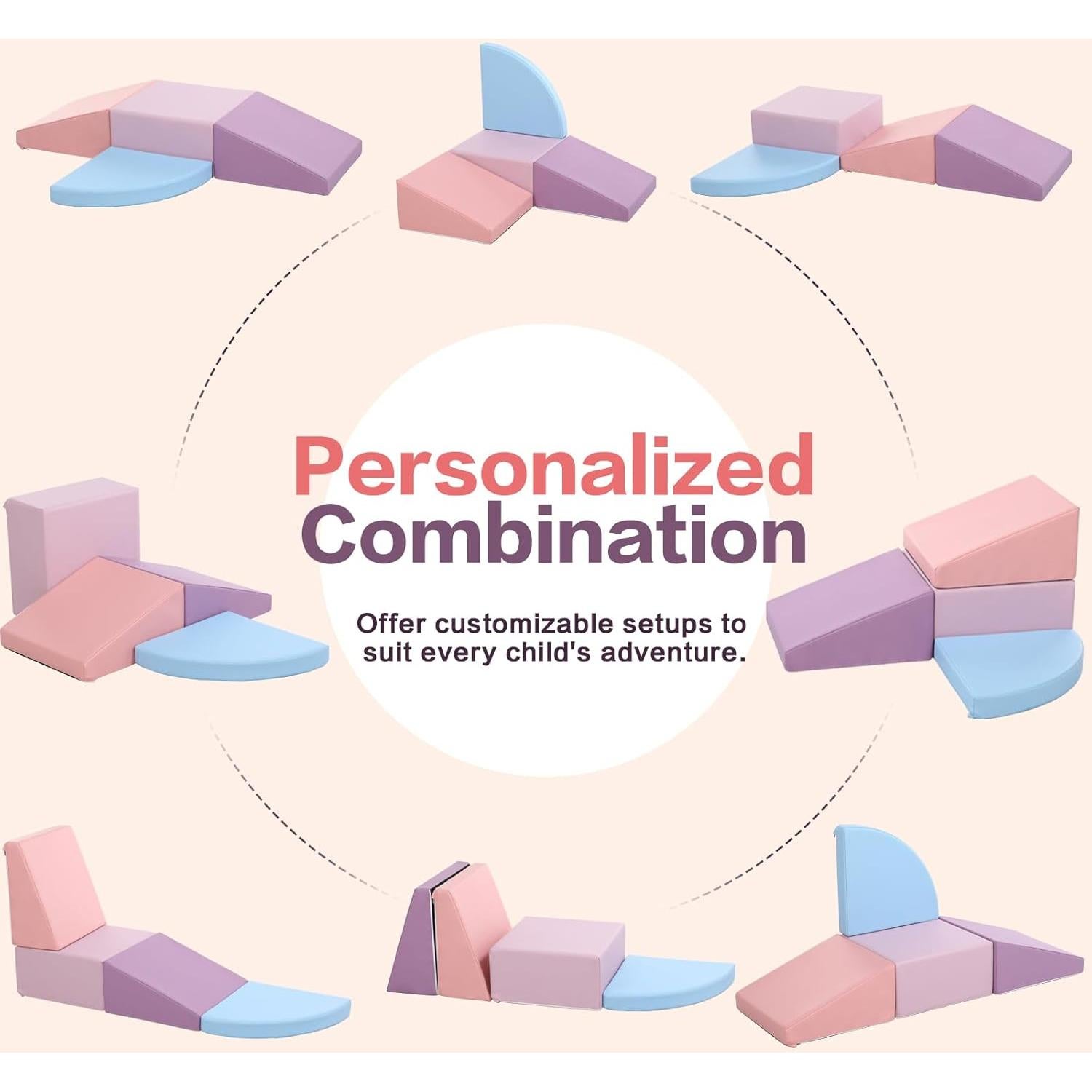 Bloques de Escalada de Espuma Sumbababy para Niños 4 Piezas