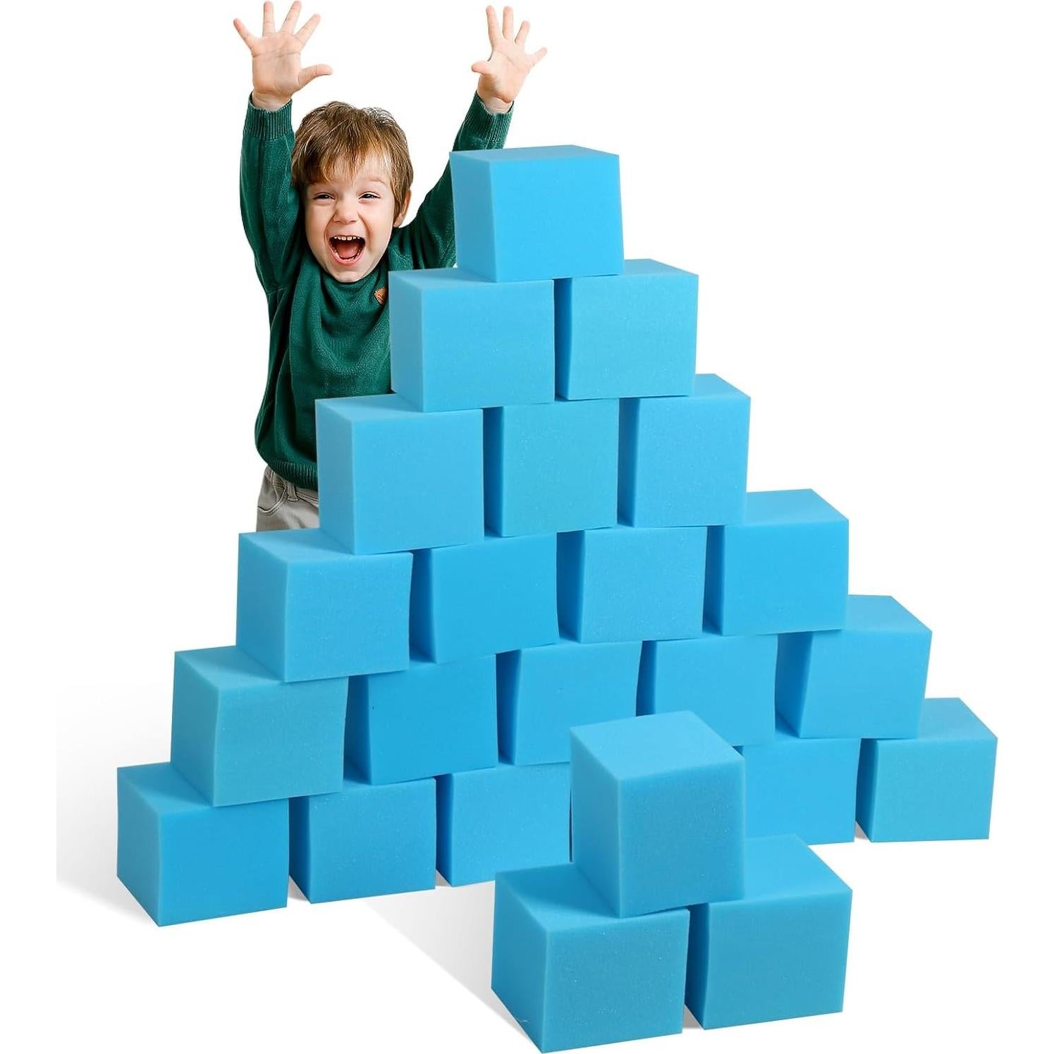 Cubos de Espuma TAYUQEE 24 PCS 12.7 cm Azul Multi-Deporte