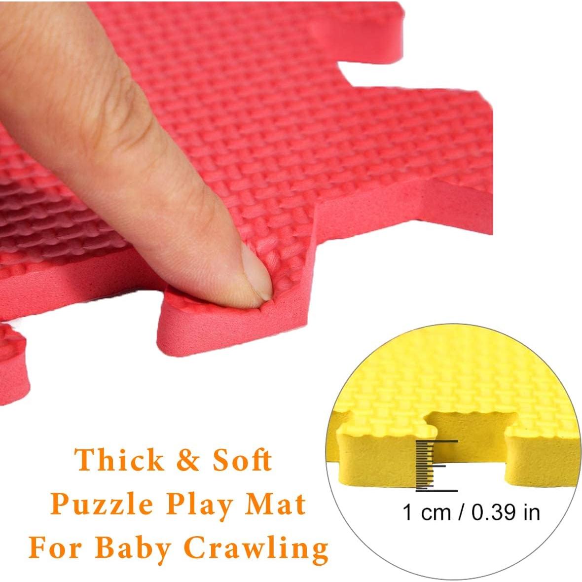 Alfombrilla de Rompecabezas Kangler 20 Piezas EVA Colorida 1cm