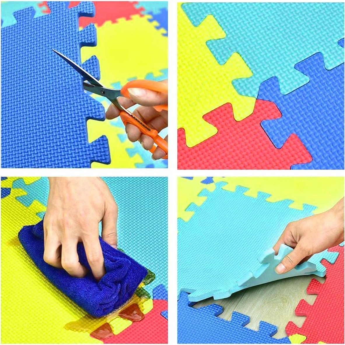 Alfombrilla de Rompecabezas Kangler 20 Piezas EVA Colorida 1cm