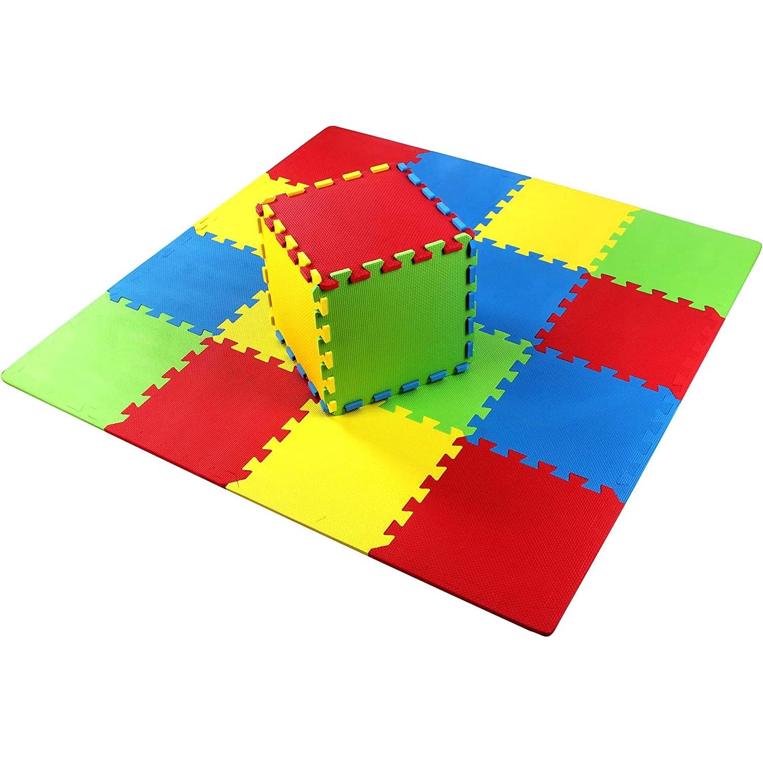 Alfombrilla de Rompecabezas Kangler 20 Piezas EVA Colorida 1cm