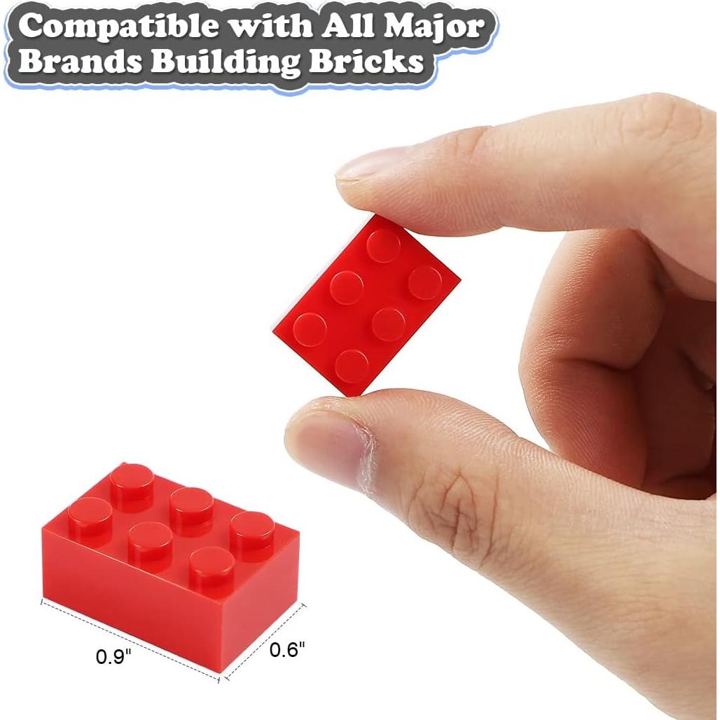 Bloques de Construcción Unirolic 100 Piezas 2x3 Multicolor