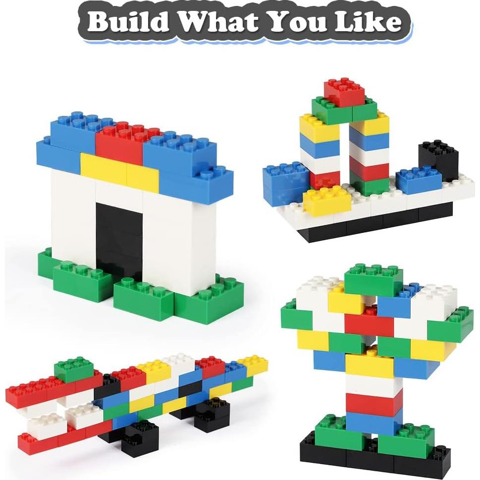 Bloques de Construcción Unirolic 100 Piezas 2x3 Multicolor