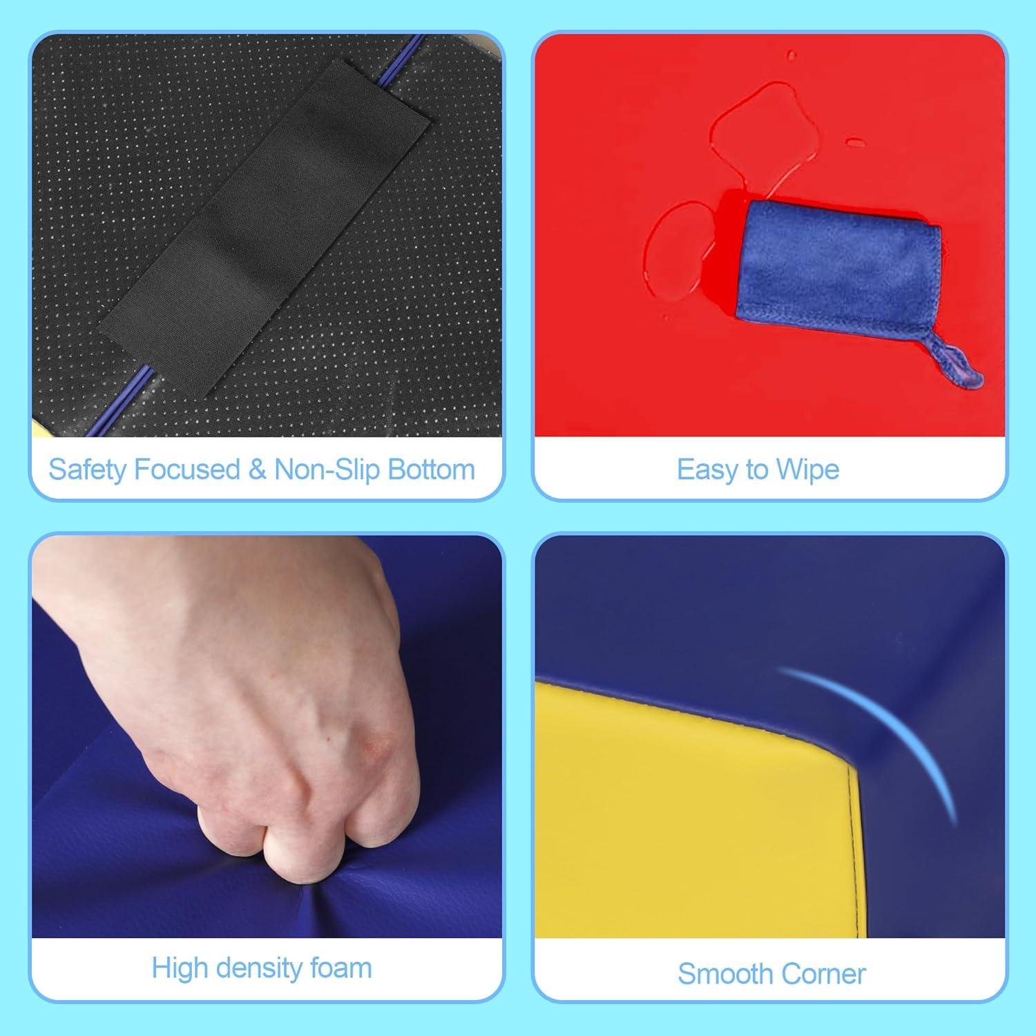 Juego de Escalada Kinder King 10 Piezas Bloques Espuma Suave