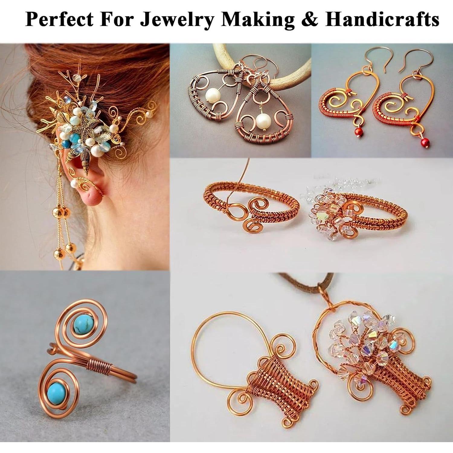 Alambre de Cobre Puro 24 Gauge HWYEE 57m para Manualidades