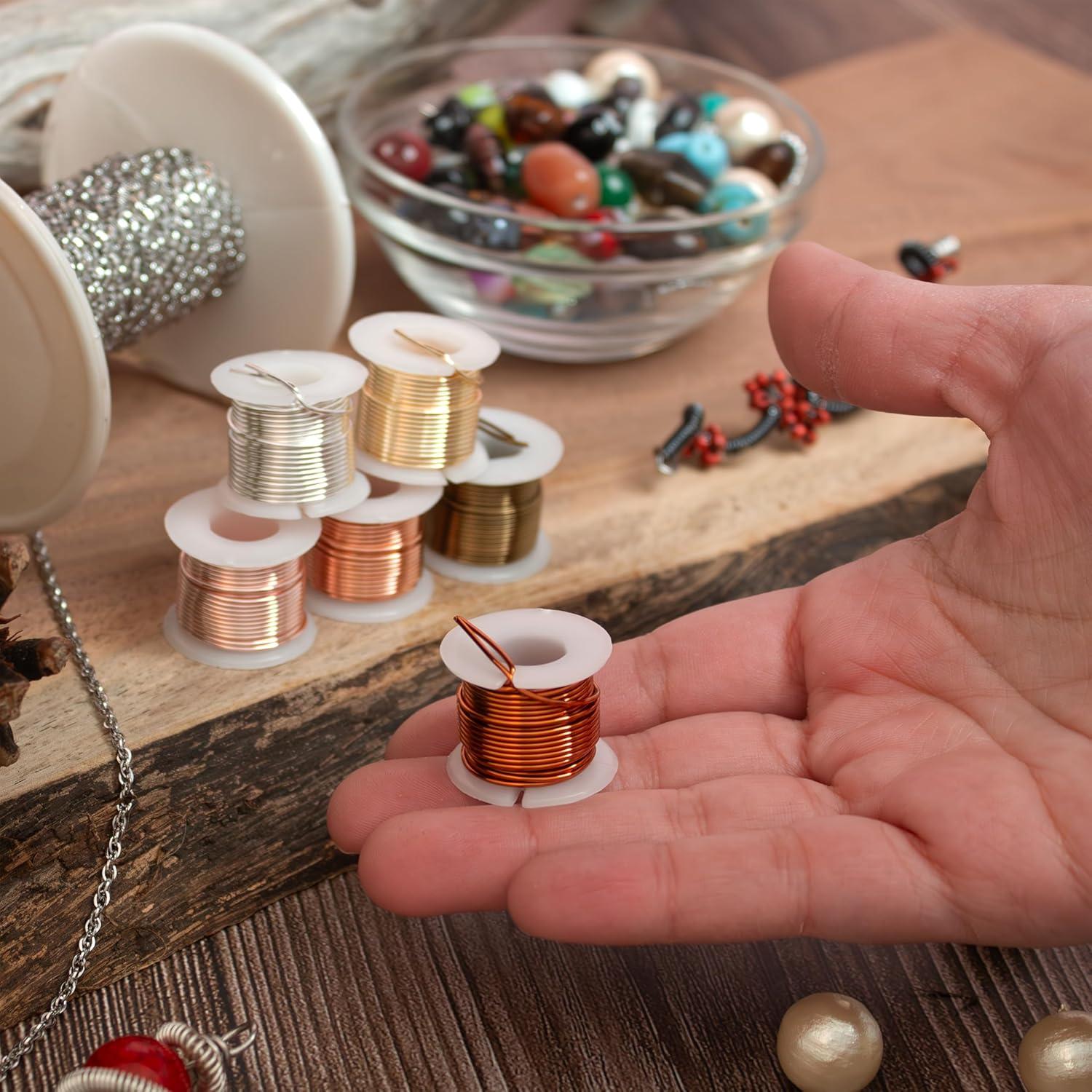 Alambre de Cobre The Beadsmith 20 Calibre Surtido 6 Colores