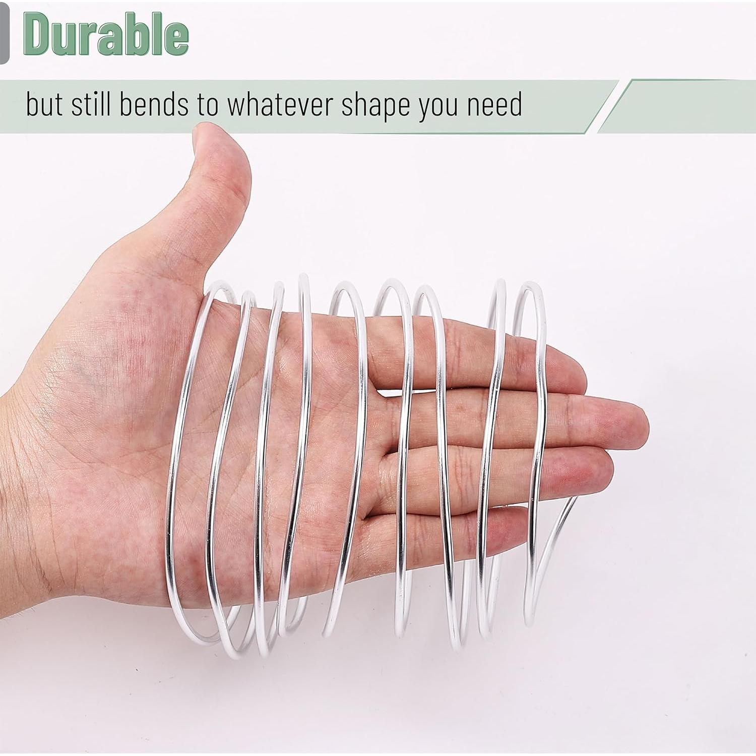 Alambre de Aluminio Mr. Pen 3mm x 9.9m - Flexible para Manualidades