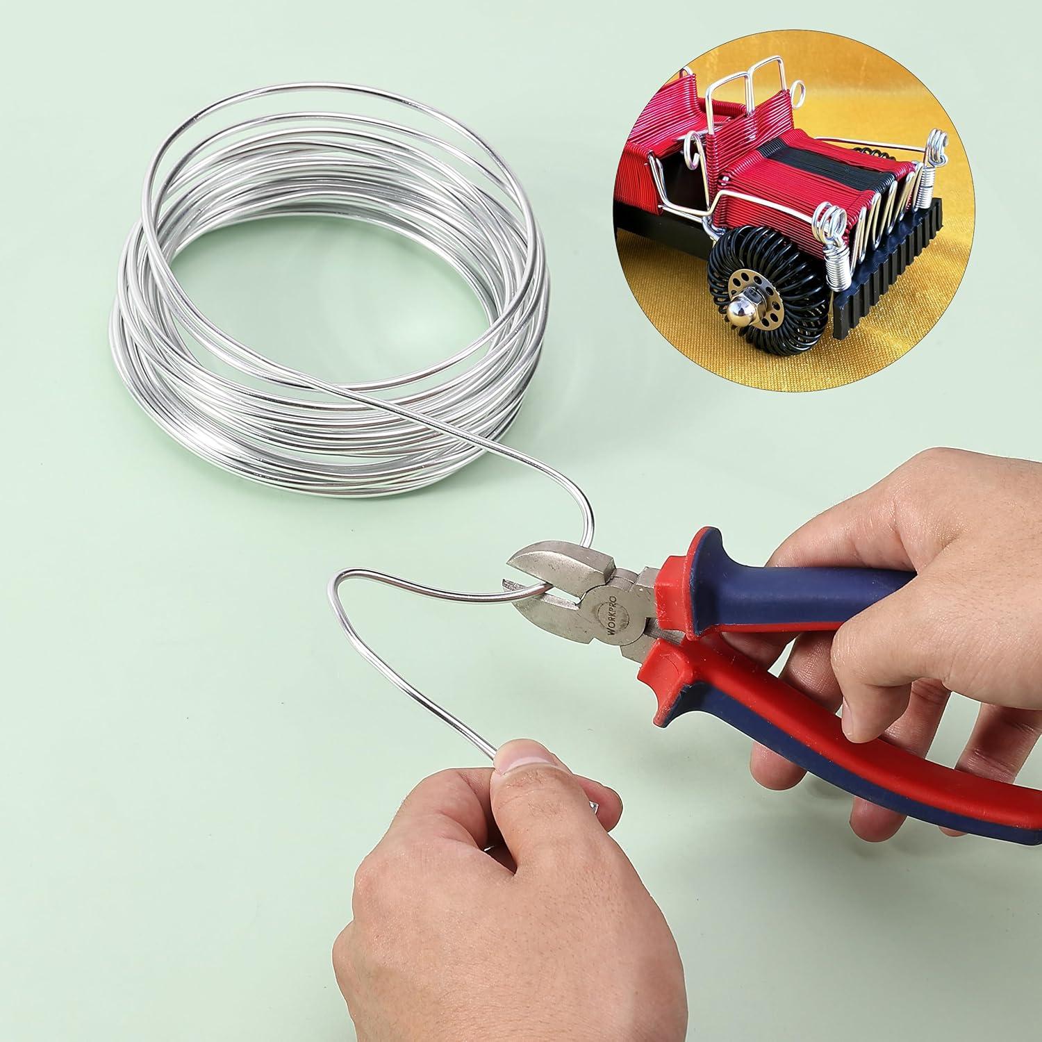 Alambre de Aluminio Mr. Pen 3mm x 9.9m - Flexible para Manualidades