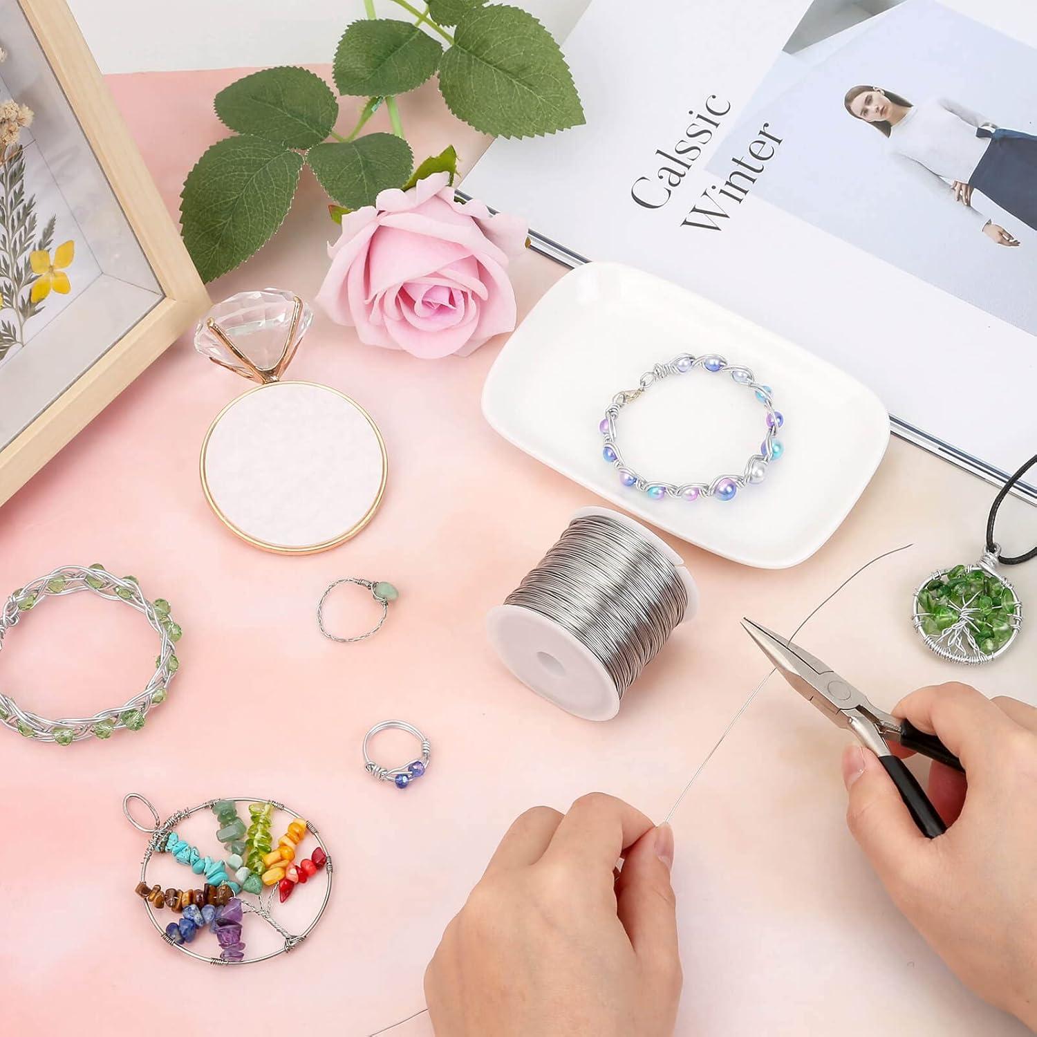 Alambre de Acero Inoxidable Cridoz 22 Gauge 79.93m para Joyas