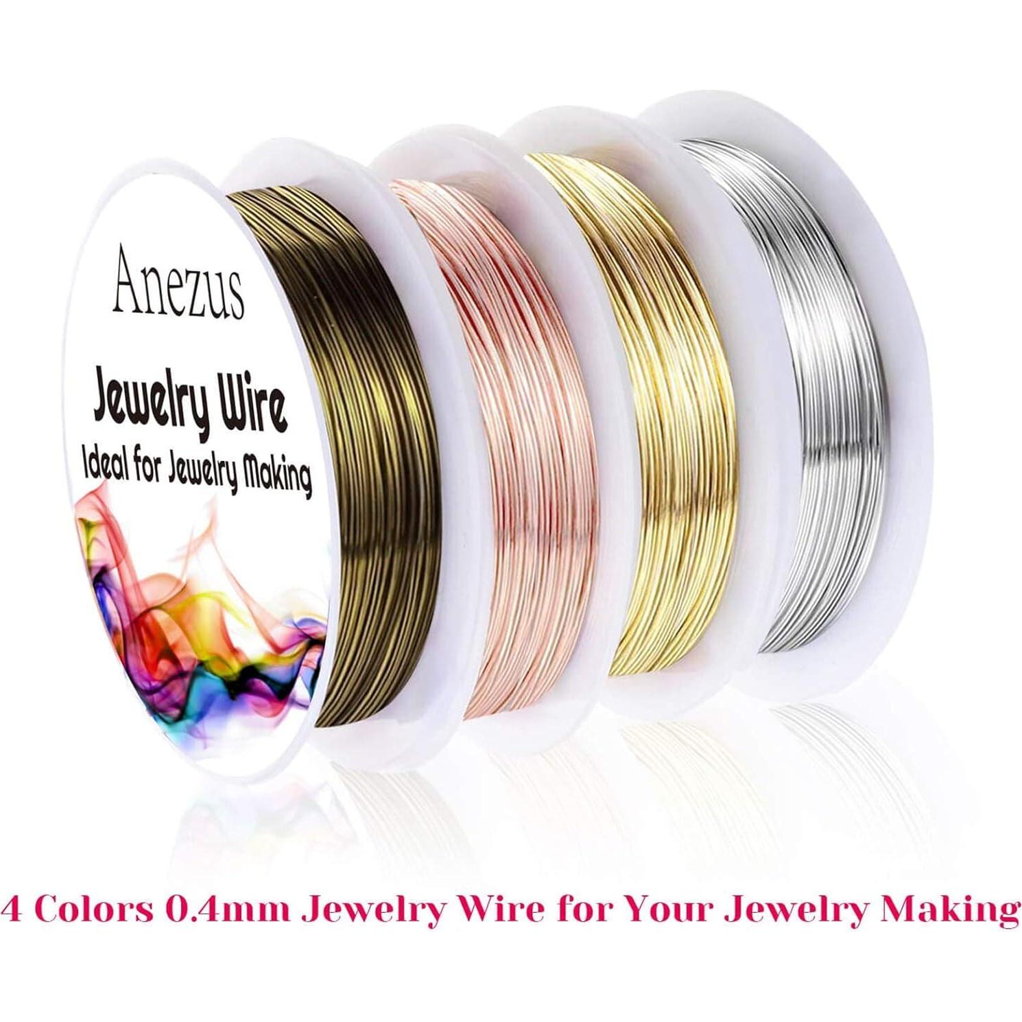 Juego de Alicates de Joyería Anezus 7 Piezas con Alambre