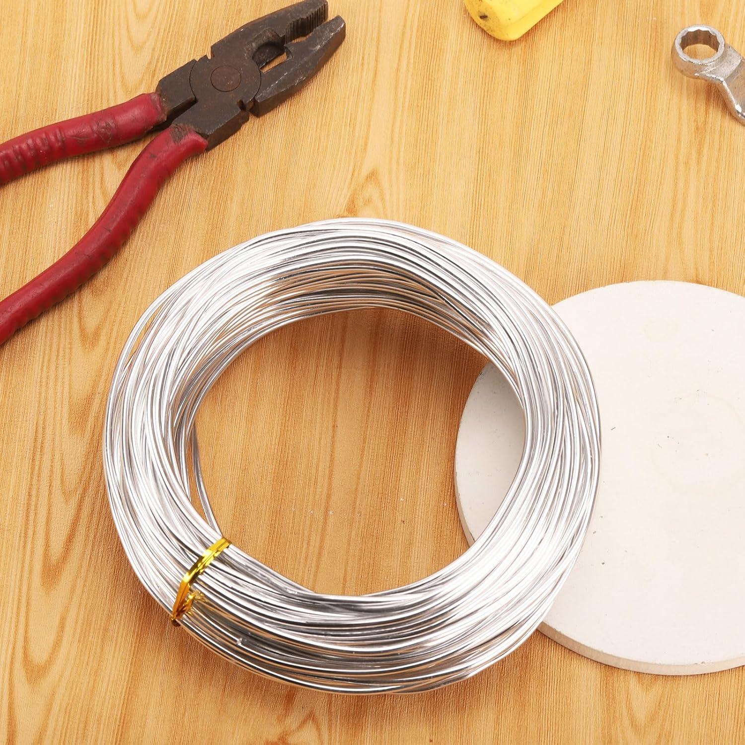 Alambre de Aluminio Flexible Tecbeauty 30m x 3mm Plata