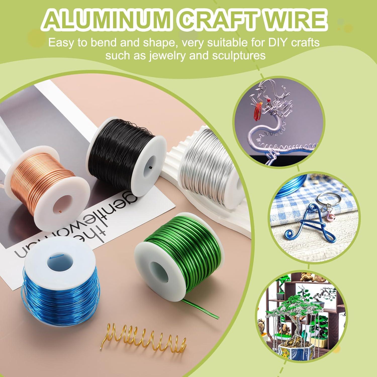 Alambre de Artesanía Anodizado MECCANIXITY 0.8mm 235m Marrón