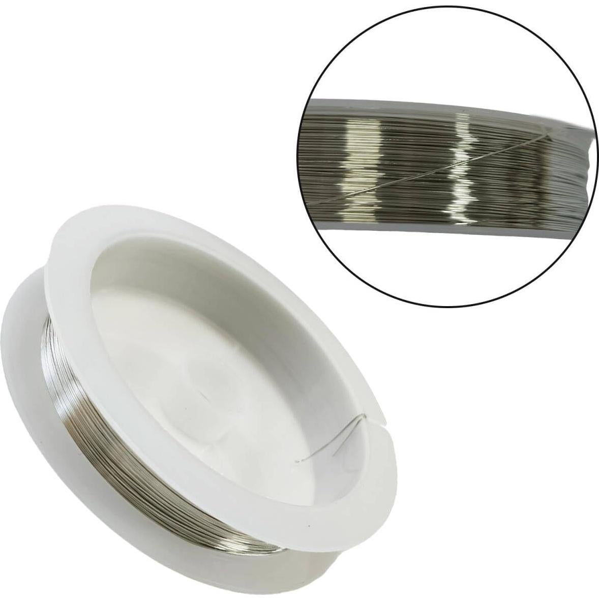 5 Rollos Alambre de Cobre 0.3mm 15m para Joyería y Manualidades