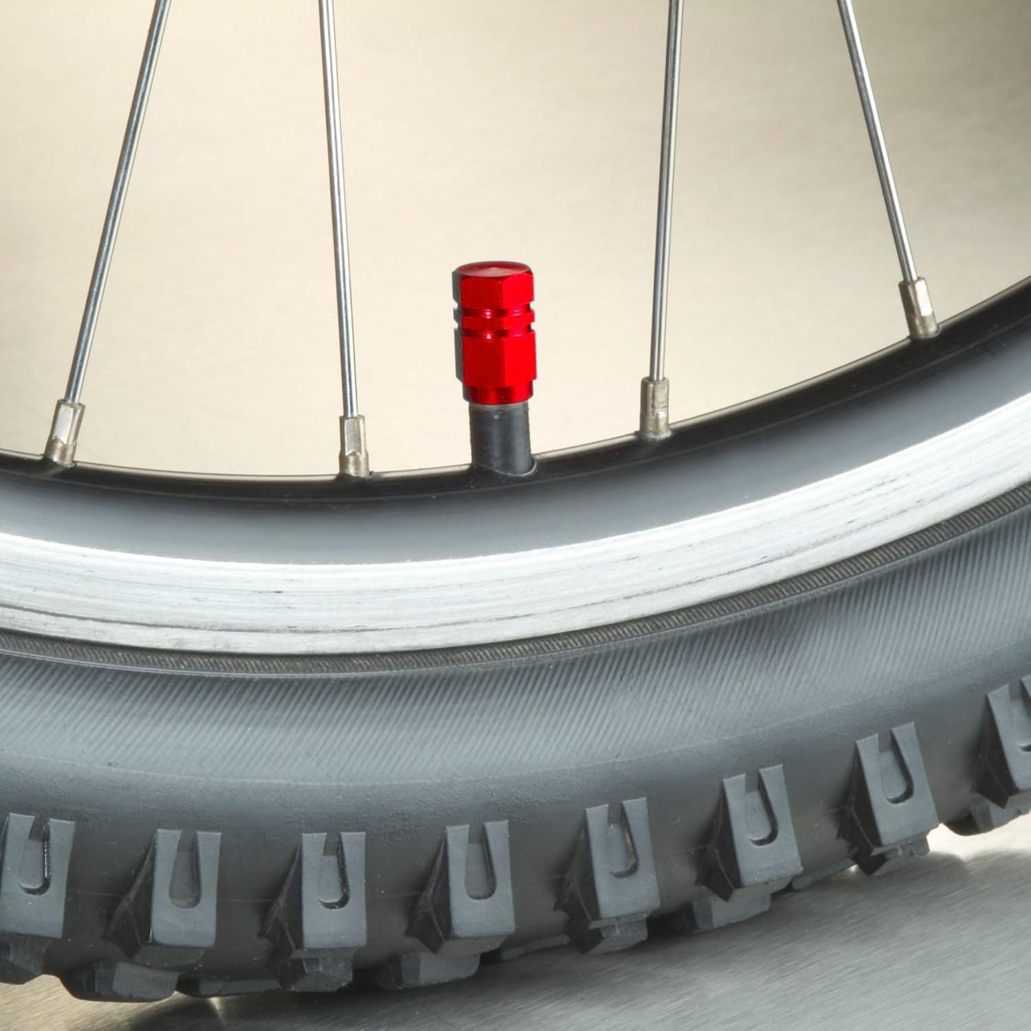 Tapas de Válvula de Neumático Performore 8 Pcs Rojo Universal