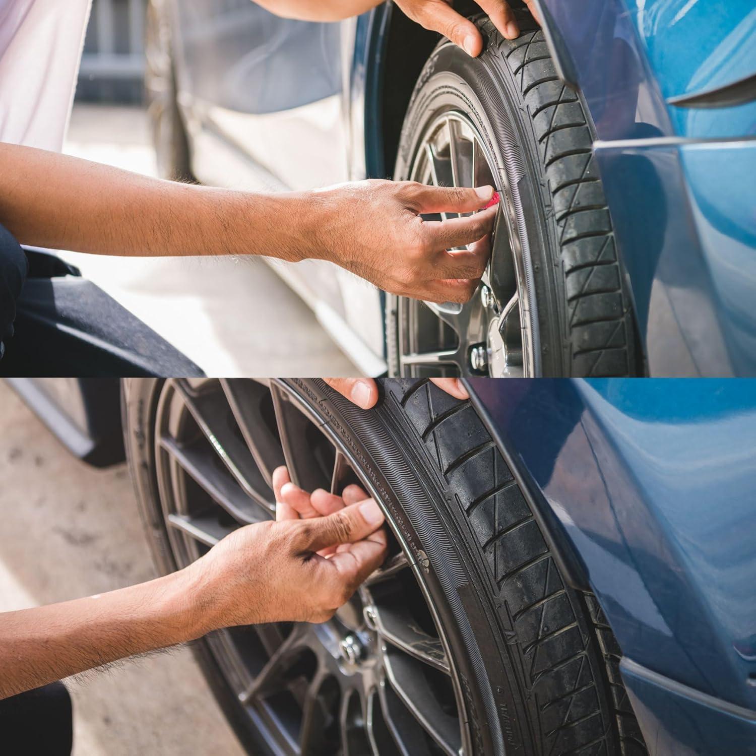 Tapas de Válvula de Neumático Performore 8 Pcs Rojo Universal