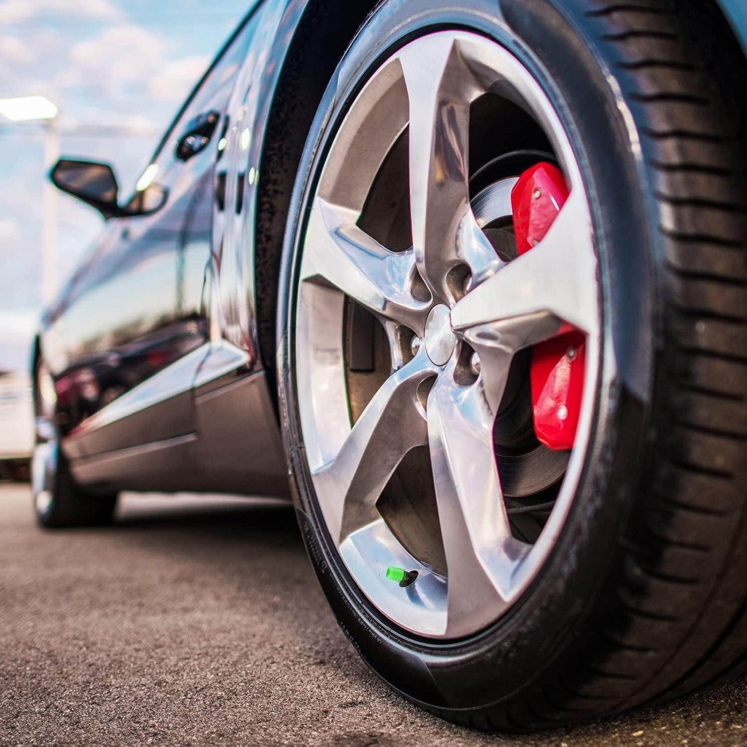 Tallew 20 Tapas de Válvula Fluorescentes para Neumáticos