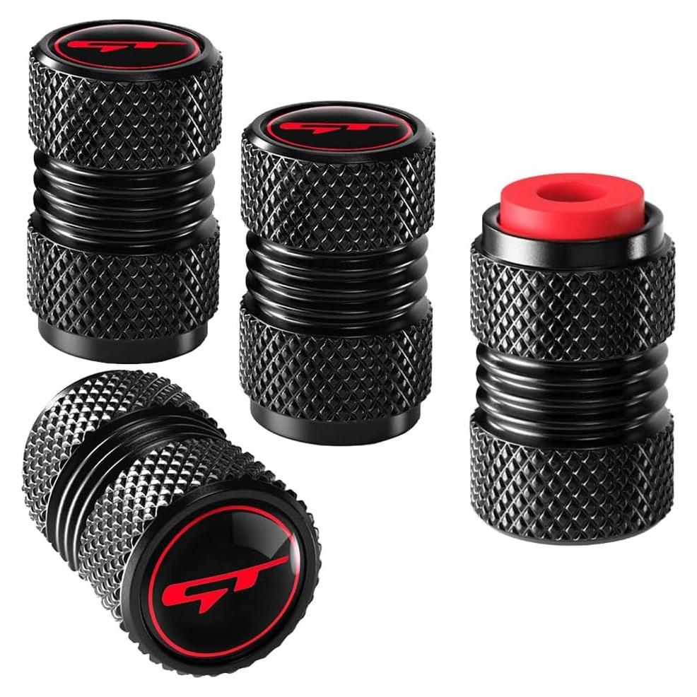 Tapas de Válvula de Neumático ANNACHIC Metal GT - Paquete de 4