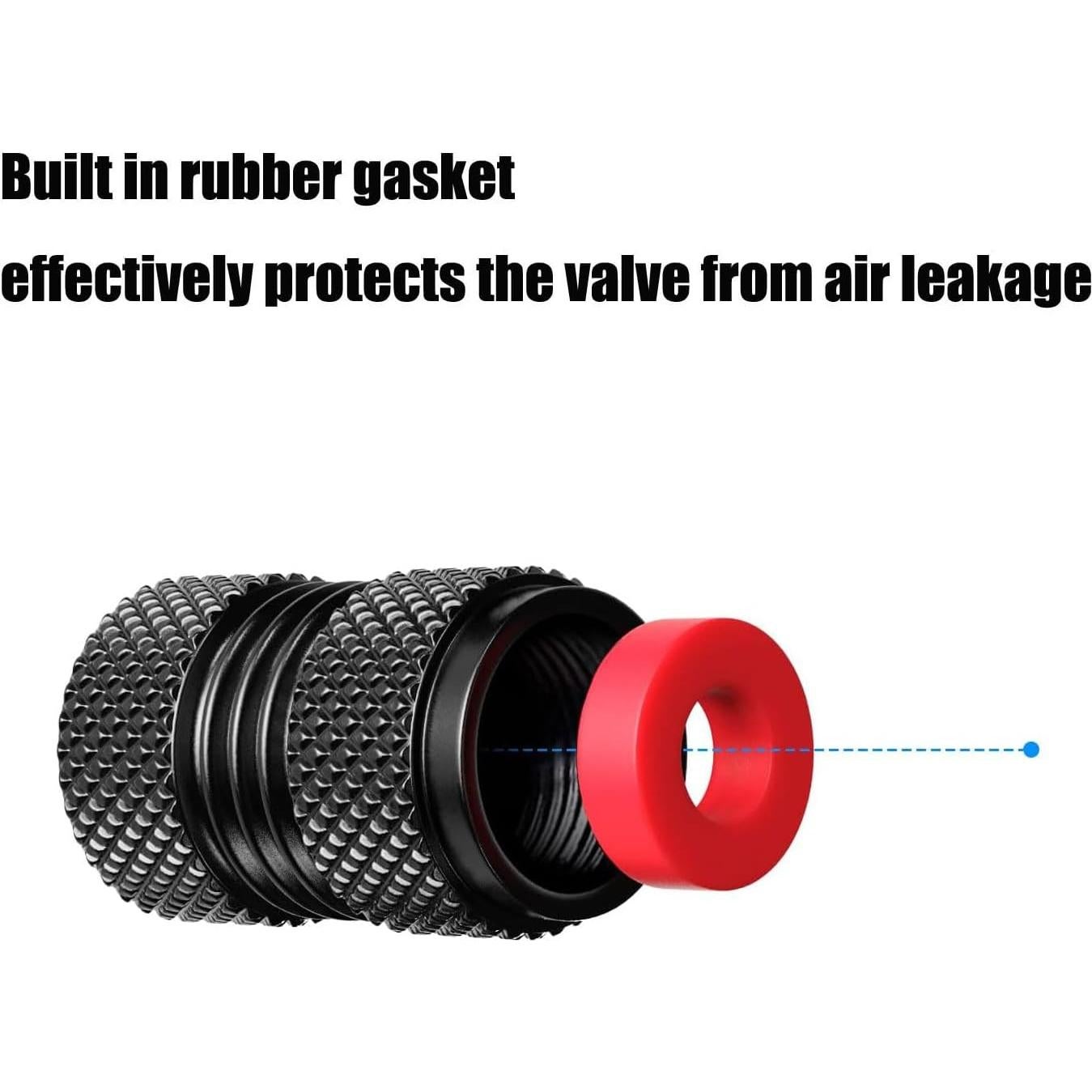 Tapas de Válvula de Neumático ANNACHIC Metal GT - Paquete de 4