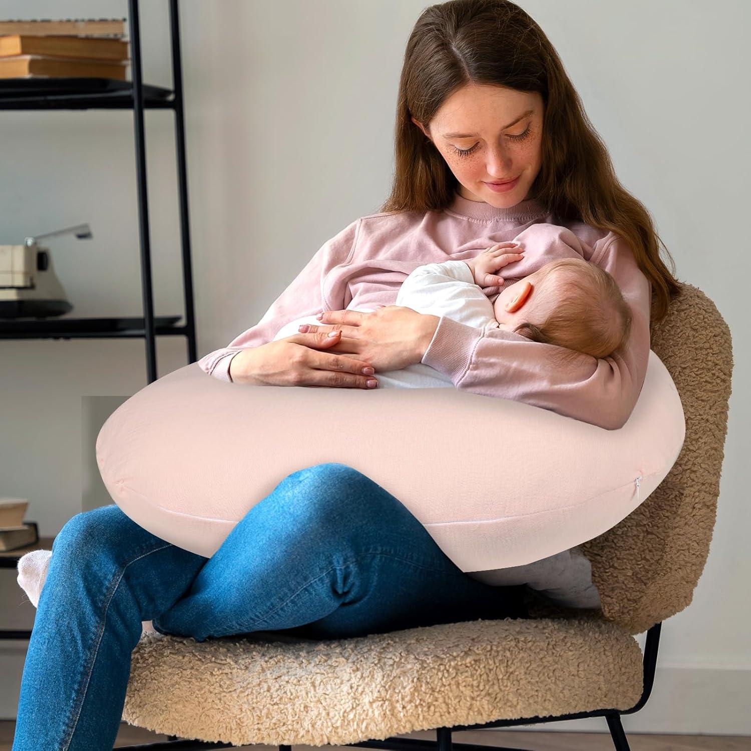 Inserto para Asiento de Auto Bebé 3 en 1 Rosa - Almohadas y Funda