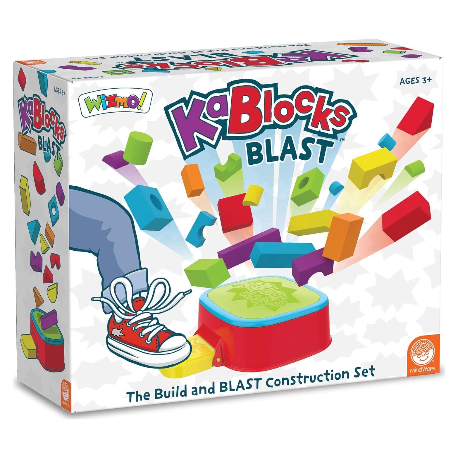 MindWare KaBlocks Blast - Set de 30 Bloques de Espuma y Lanzador