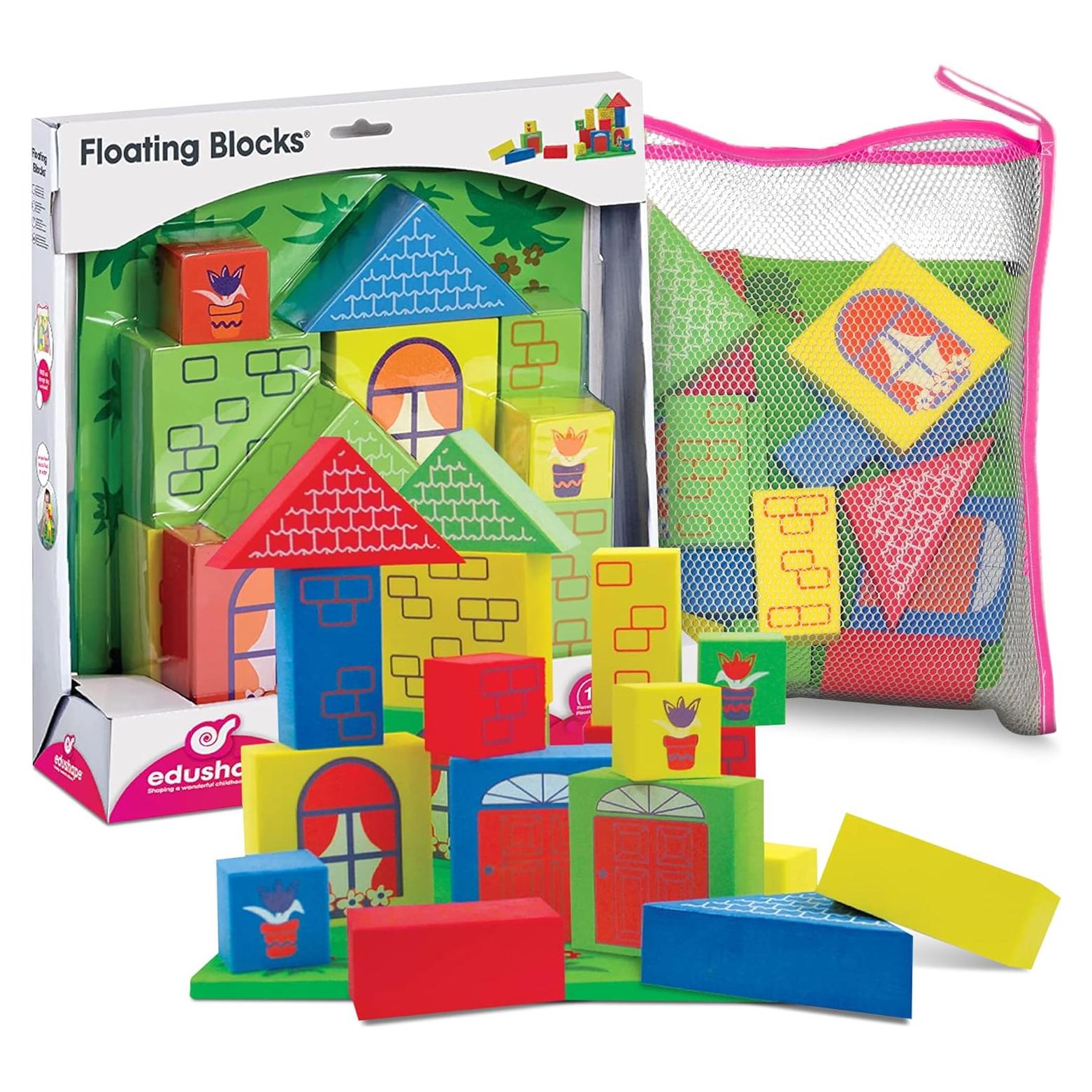 Bloques Flotantes Edushape para Baño - Juguete Unisex 30.5x9.5cm