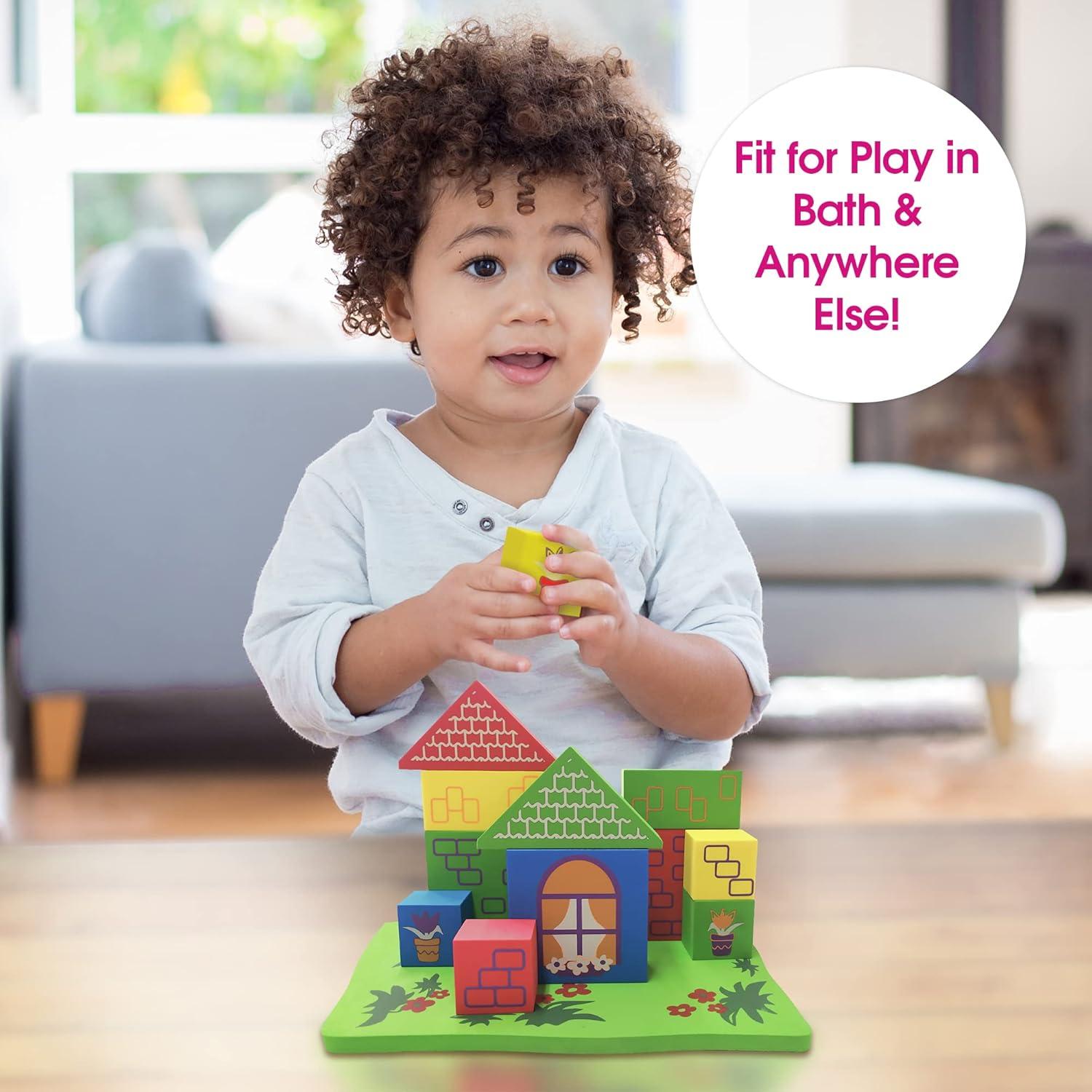 Bloques Flotantes Edushape para Baño - Juguete Unisex 30.5x9.5cm