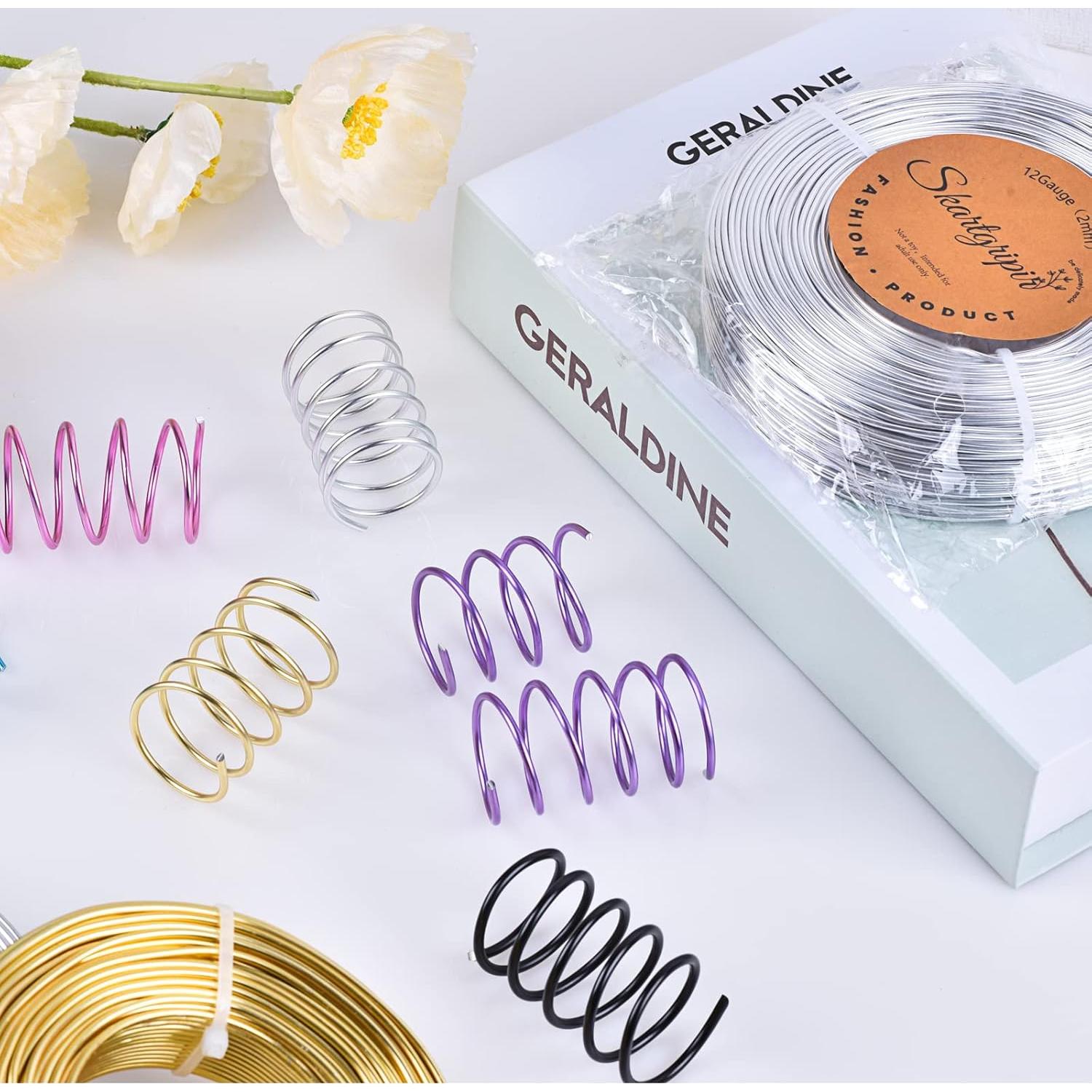 Alambre de aluminio púrpura 12 gauge 55 m para manualidades