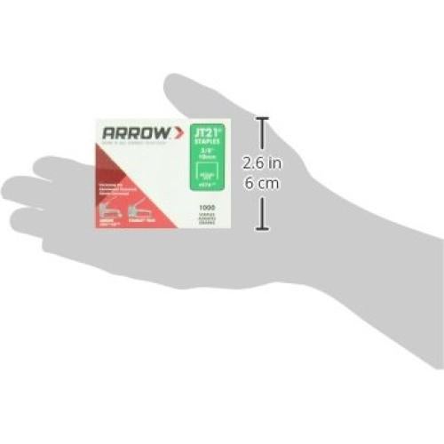 Grapas delgadas Arrow 276 JT21 10 mm para grapadoras - 1000 unidades
