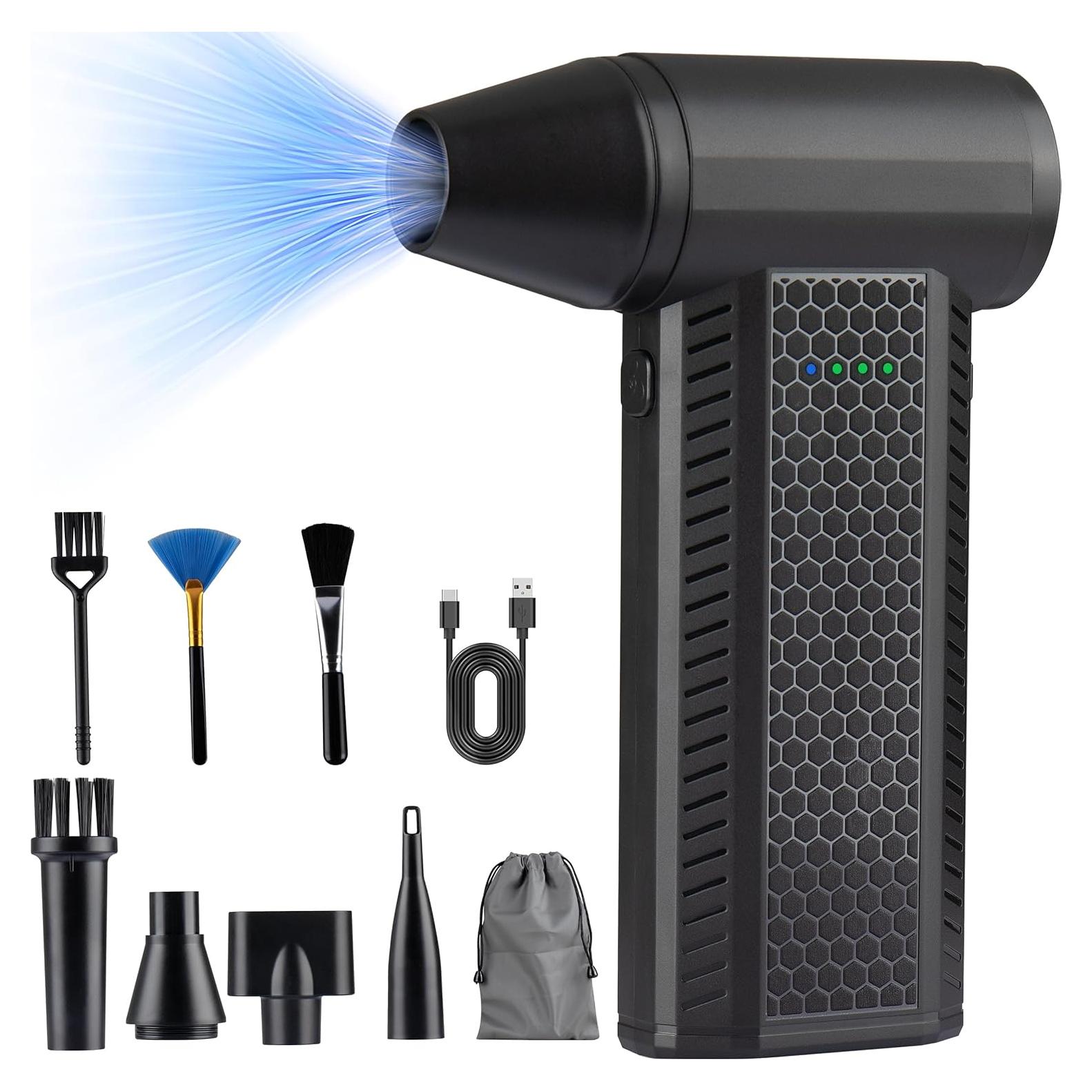 Soplador de Aire Eléctrico VEELAM 130000RPM Recargable