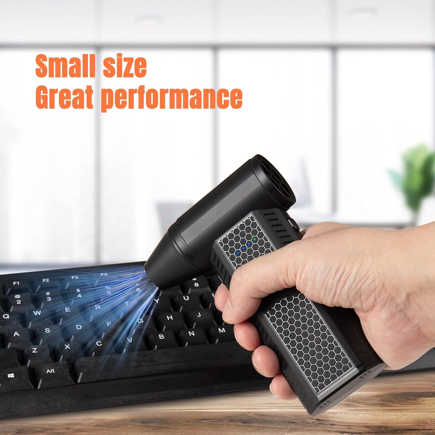 Soplador de Aire Eléctrico VEELAM 130000RPM Recargable