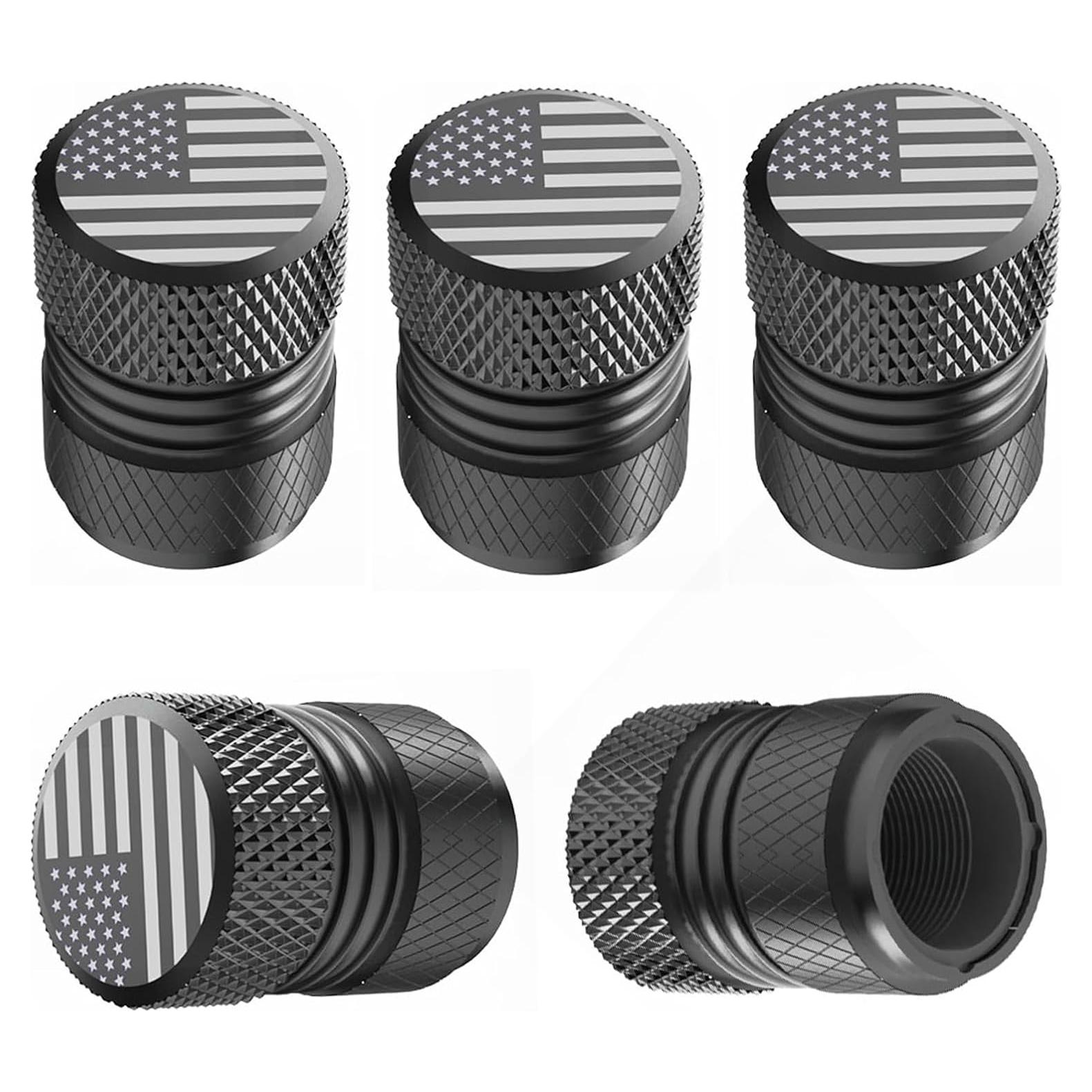 Tapas de Válvula de Neumático MUZOCA - Paquete de 5 Unidades