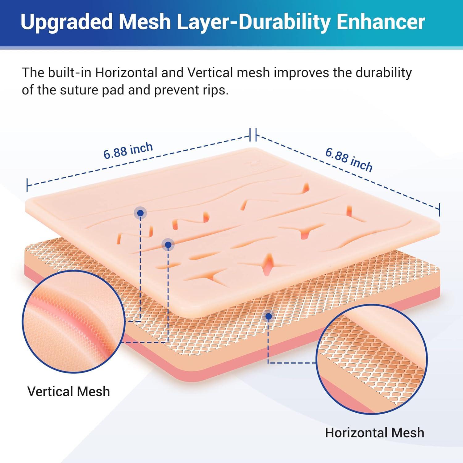 Kit de Práctica de Suturas Alcedo 32 Piezas para Estudiantes