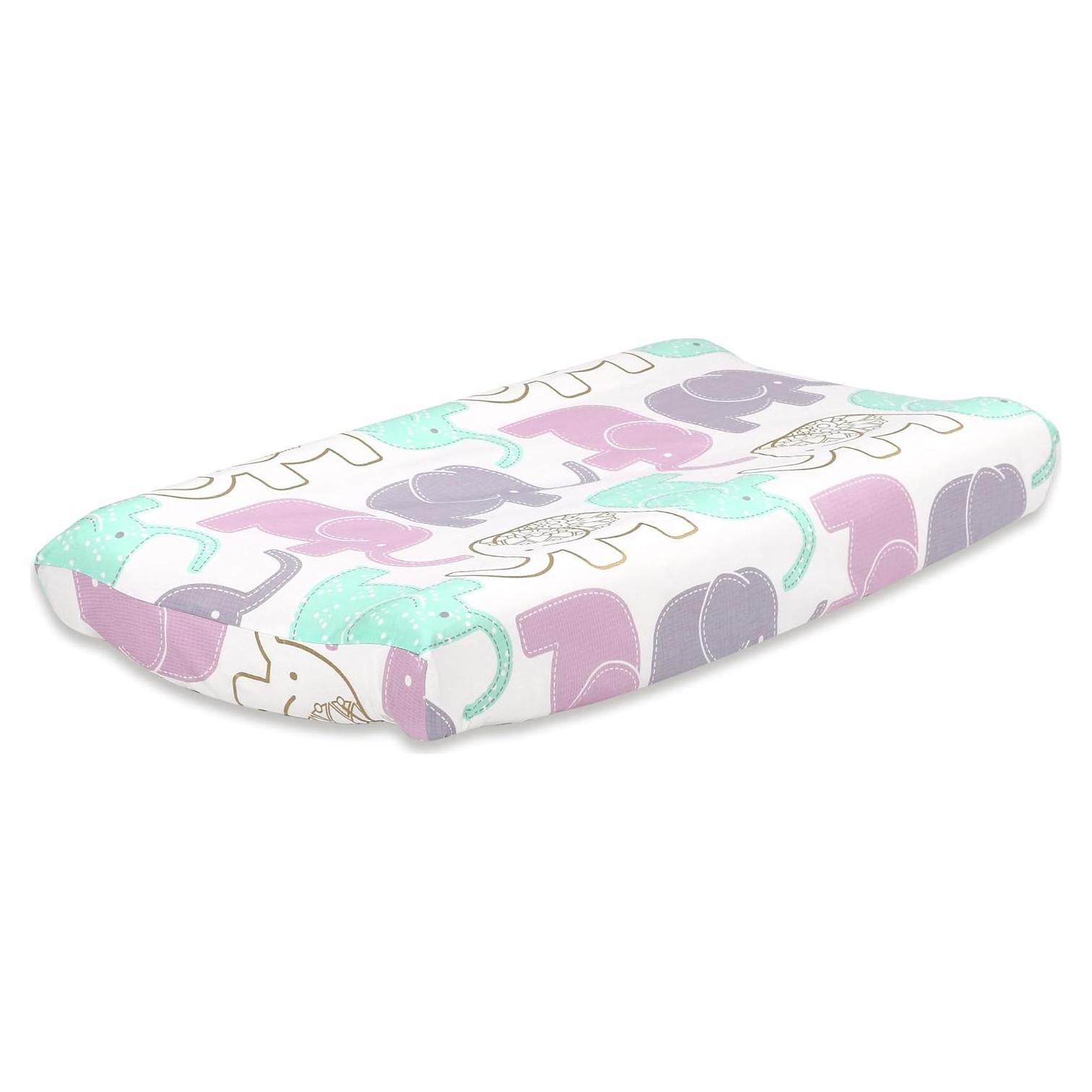 Funda de Cambiador The Peanut Shell Elefante Lila 81x40 cm