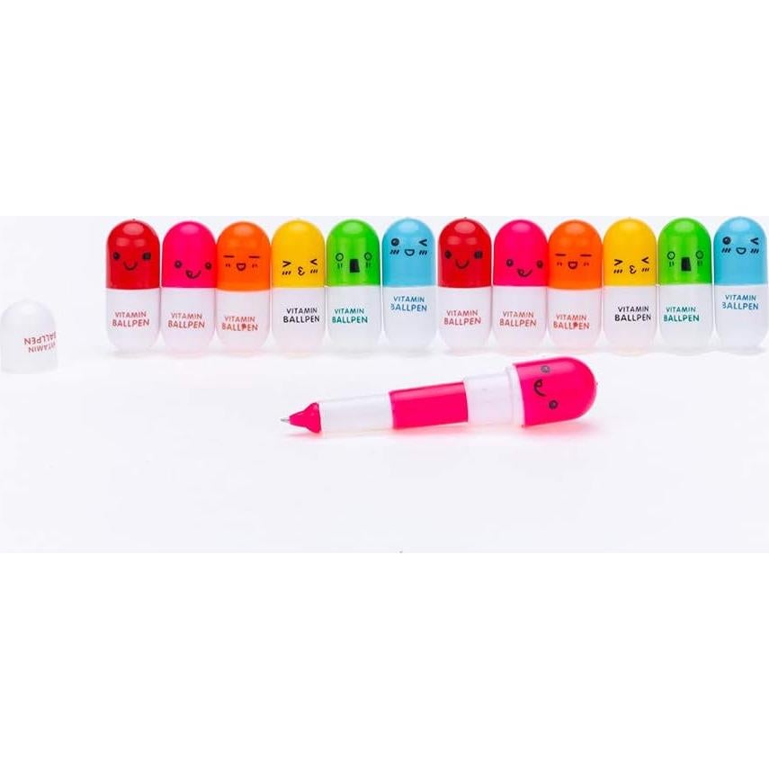 Conjunto Escolar 34 Pcs ChaChap: Marcadores Jeringa y Bolígrafos