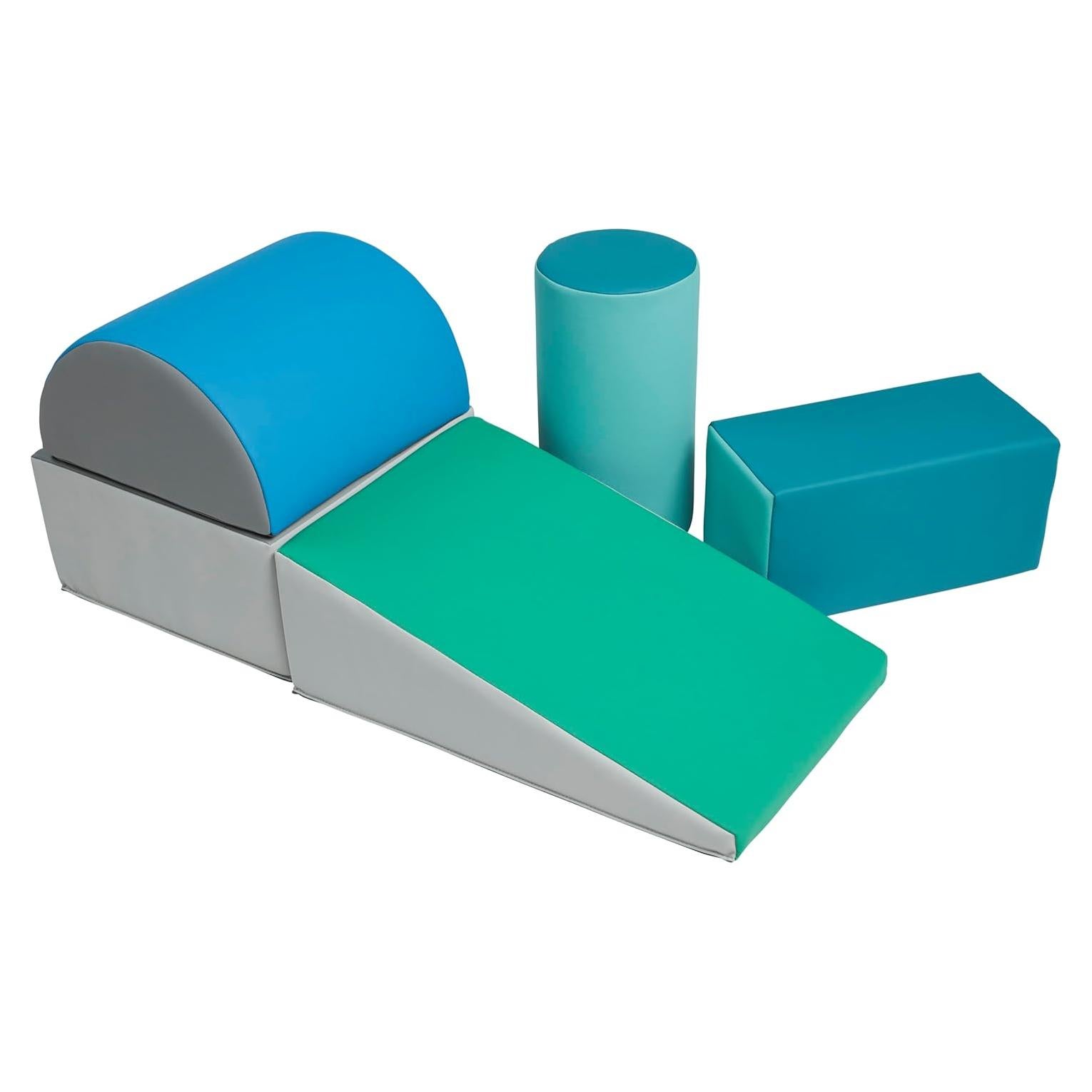 ECR4Kids SoftZone Juego de Escalera y Rampa 5 Piezas