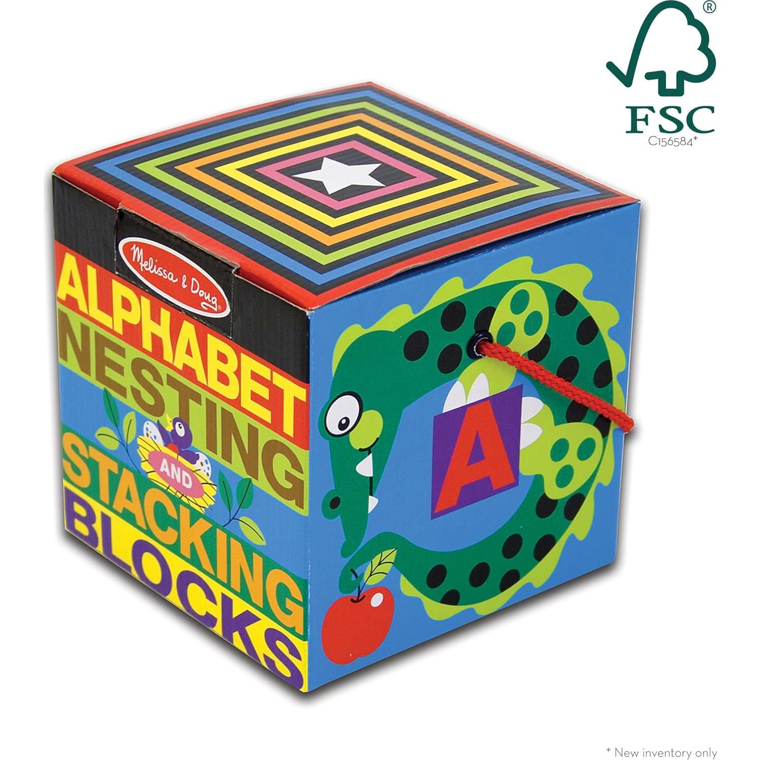 Bloques de Apilamiento y Anidación Melissa & Doug - 10 Piezas