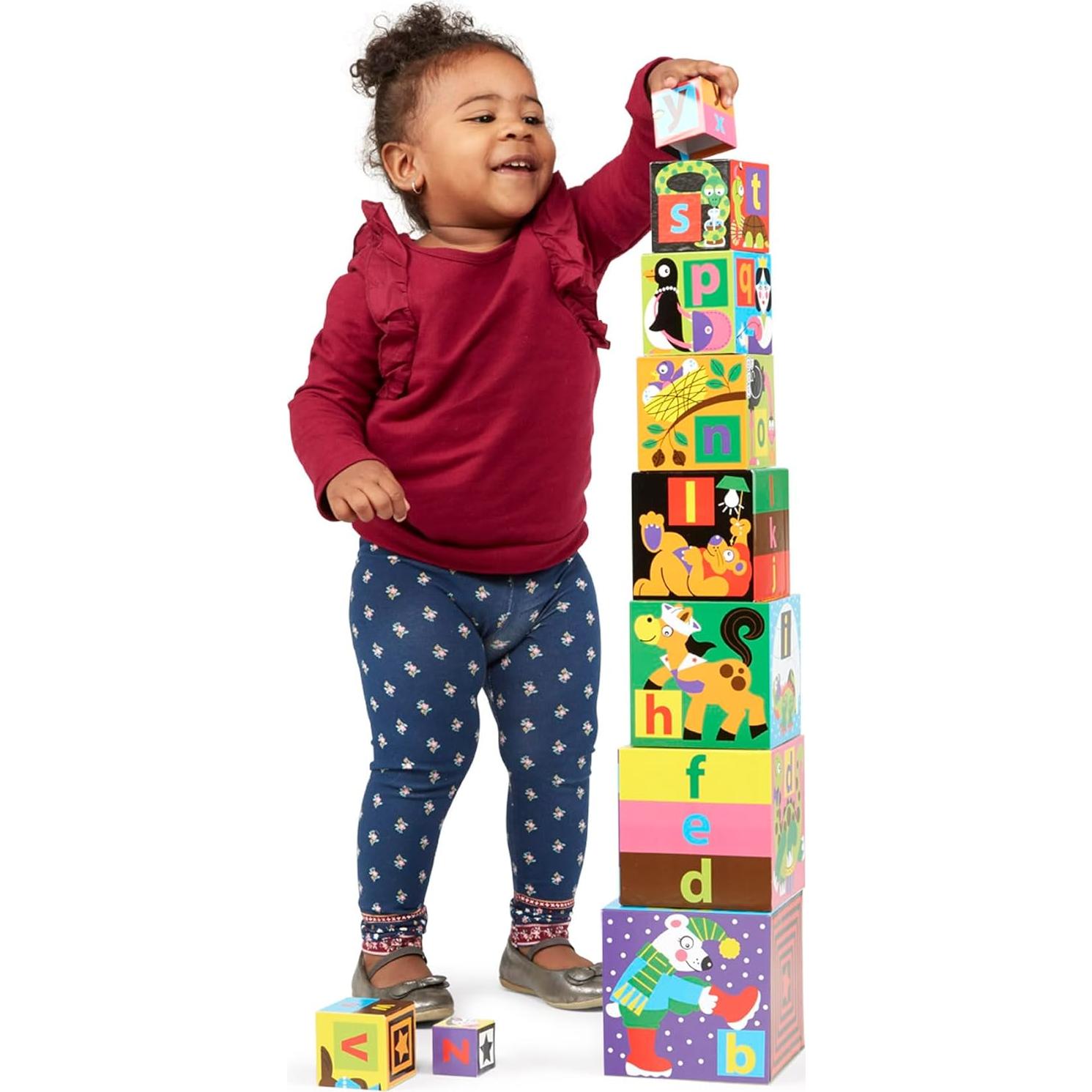 Bloques de Apilamiento y Anidación Melissa & Doug - 10 Piezas