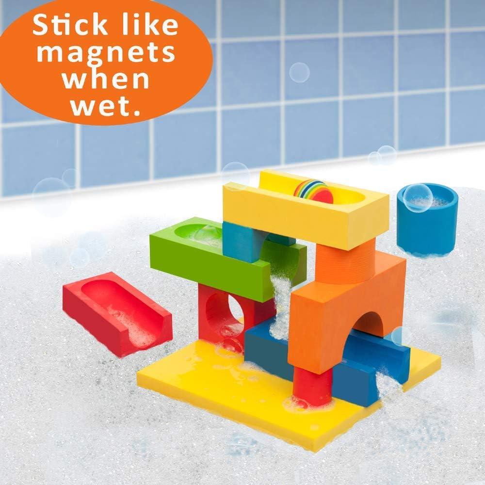 Carrera de Pelotas y Cascada BathBlocks Just Think Toys 3-7 años