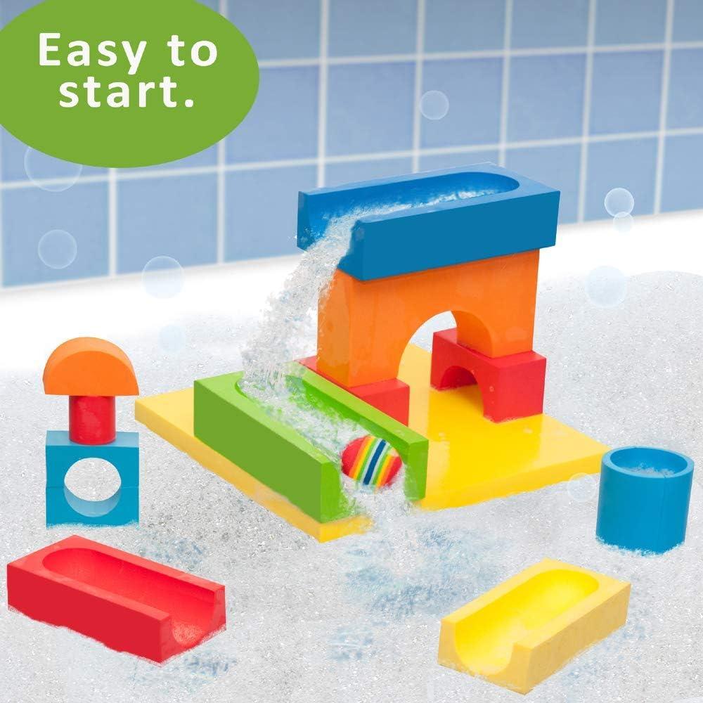 Carrera de Pelotas y Cascada BathBlocks Just Think Toys 3-7 años