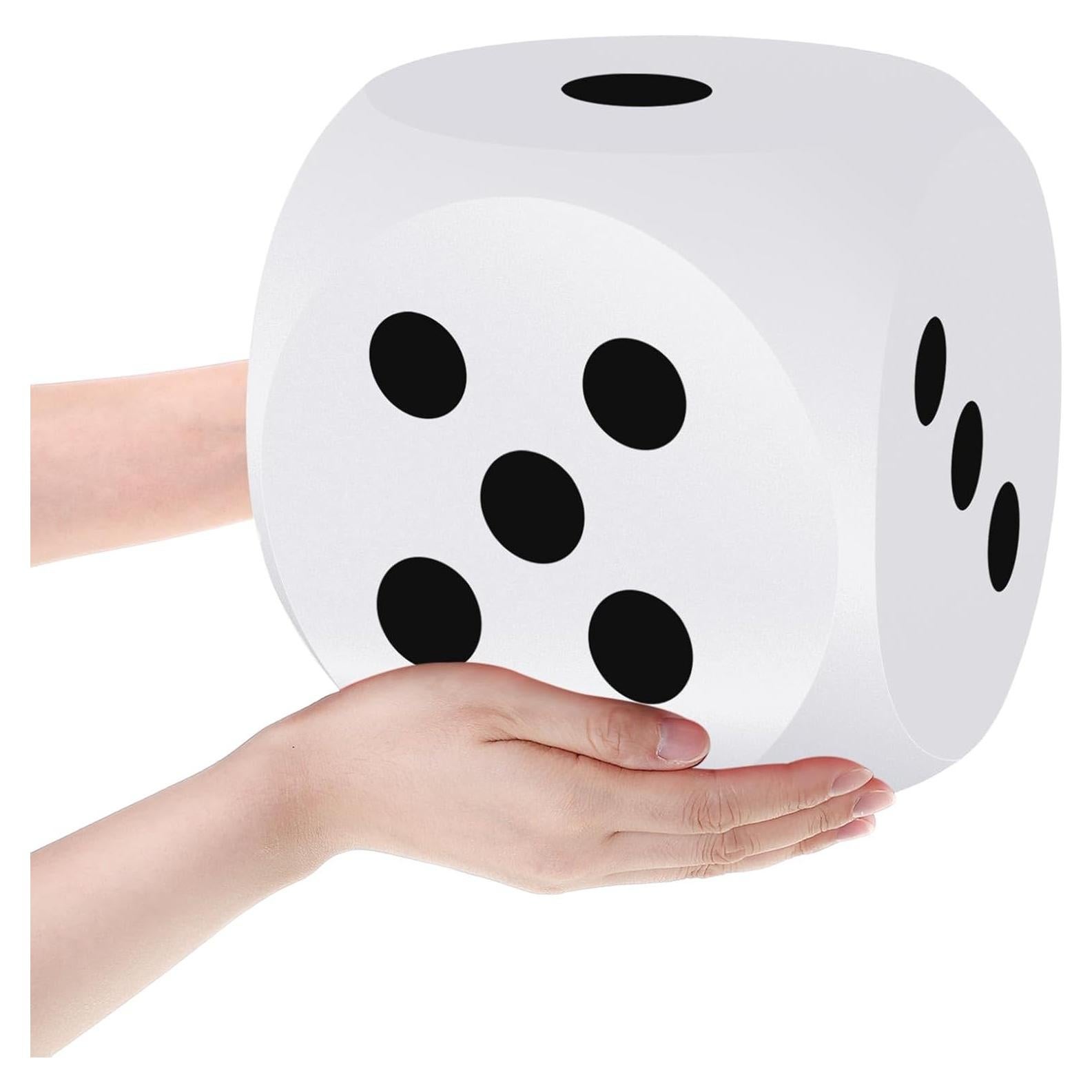 Dado de Espuma Grande Shappy 20.1 cm Blanco para Juegos