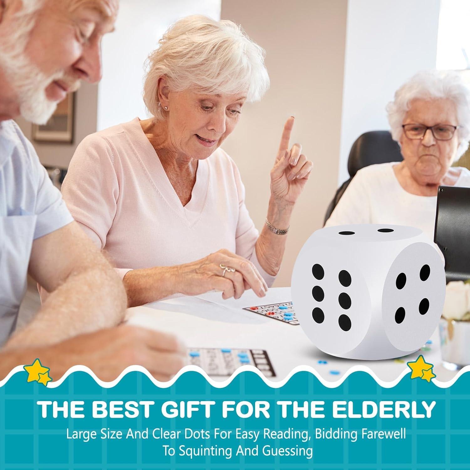 Dado de Espuma Grande Shappy 20.1 cm Blanco para Juegos