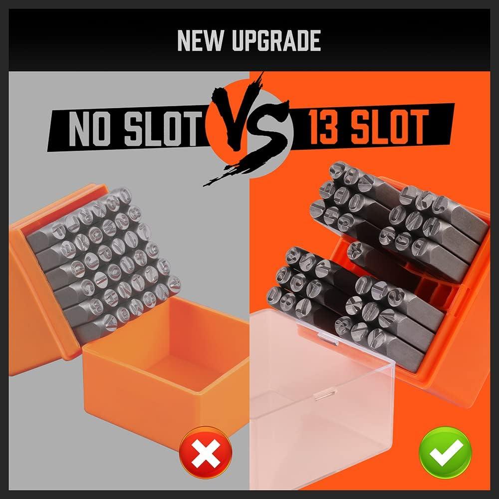 Juego de Sellos de Letras y Números HORUSDY 37 Piezas 6mm