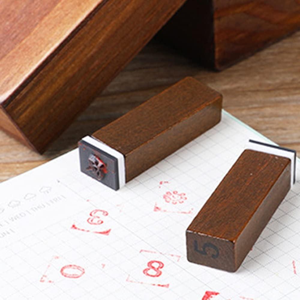 Set de Sellos de Letras Vintage DIYOMR - 28 Piezas de Alfabeto